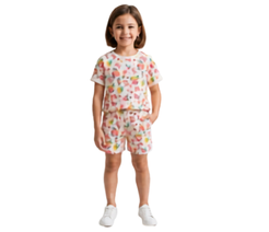 Floral design co-ord set Girls || Pure Cotton || Summer outfit