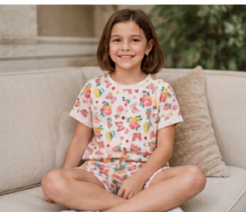 Floral design co-ord set Girls || Pure Cotton || Summer outfit