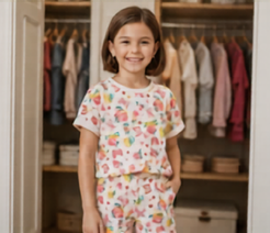 Floral design co-ord set Girls || Pure Cotton || Summer outfit