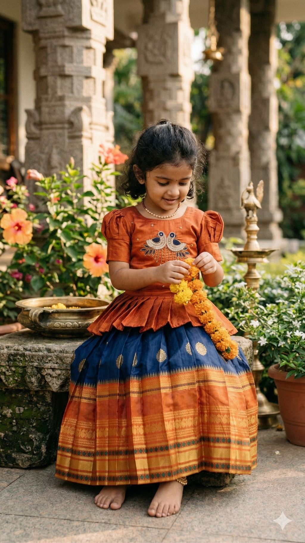 Traditional Pattu Pavadai || Jecquard Lehenga Choli for weddings, festivals, and Special occasions