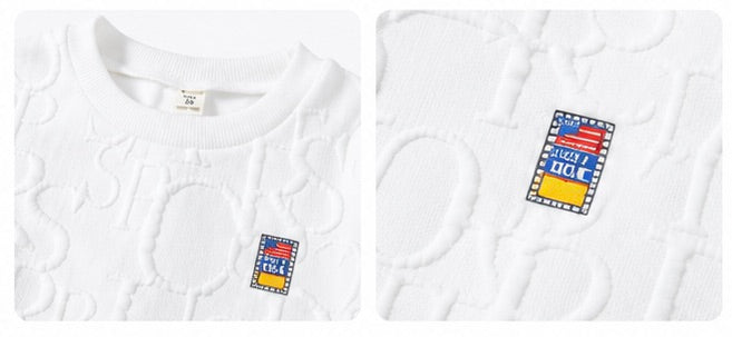 White Urban Streetwear Co-Ord Set for Boys