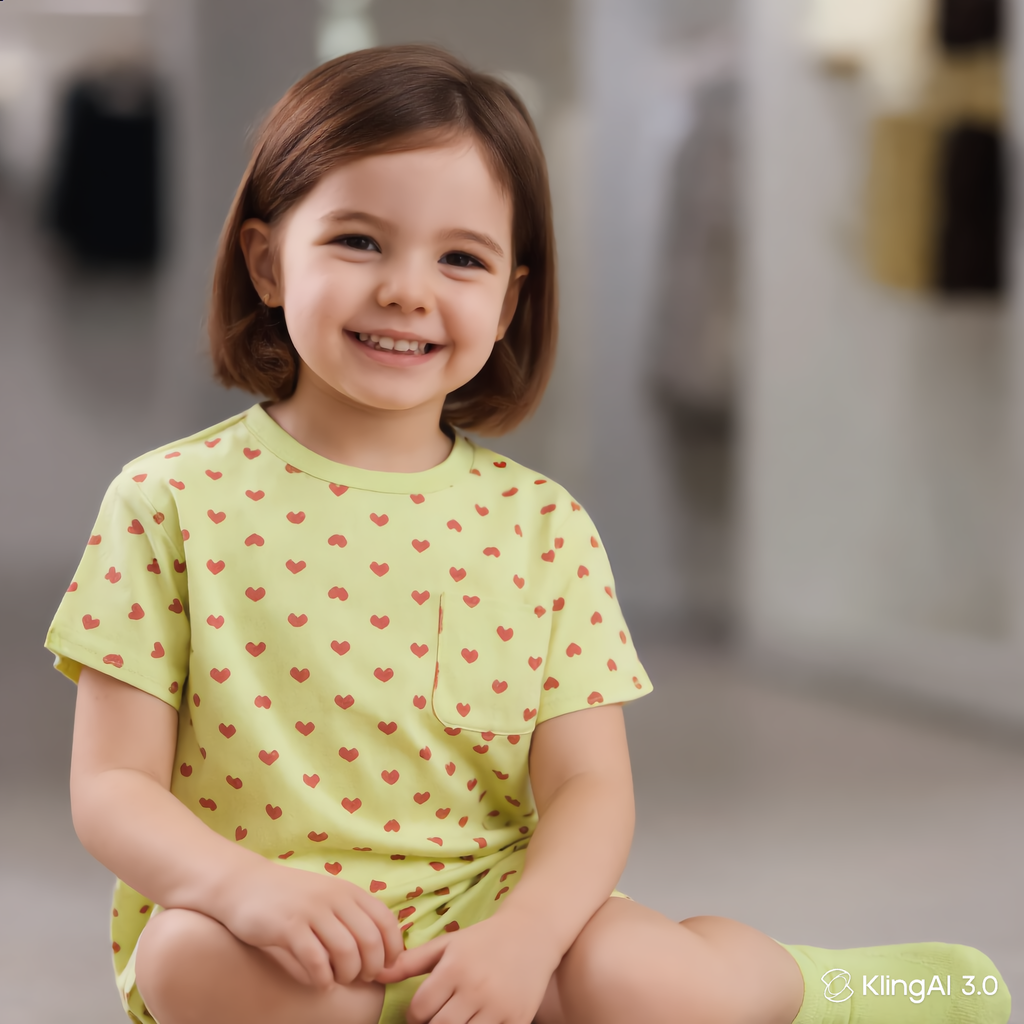 Warm Green Co-ord Sets for Girls