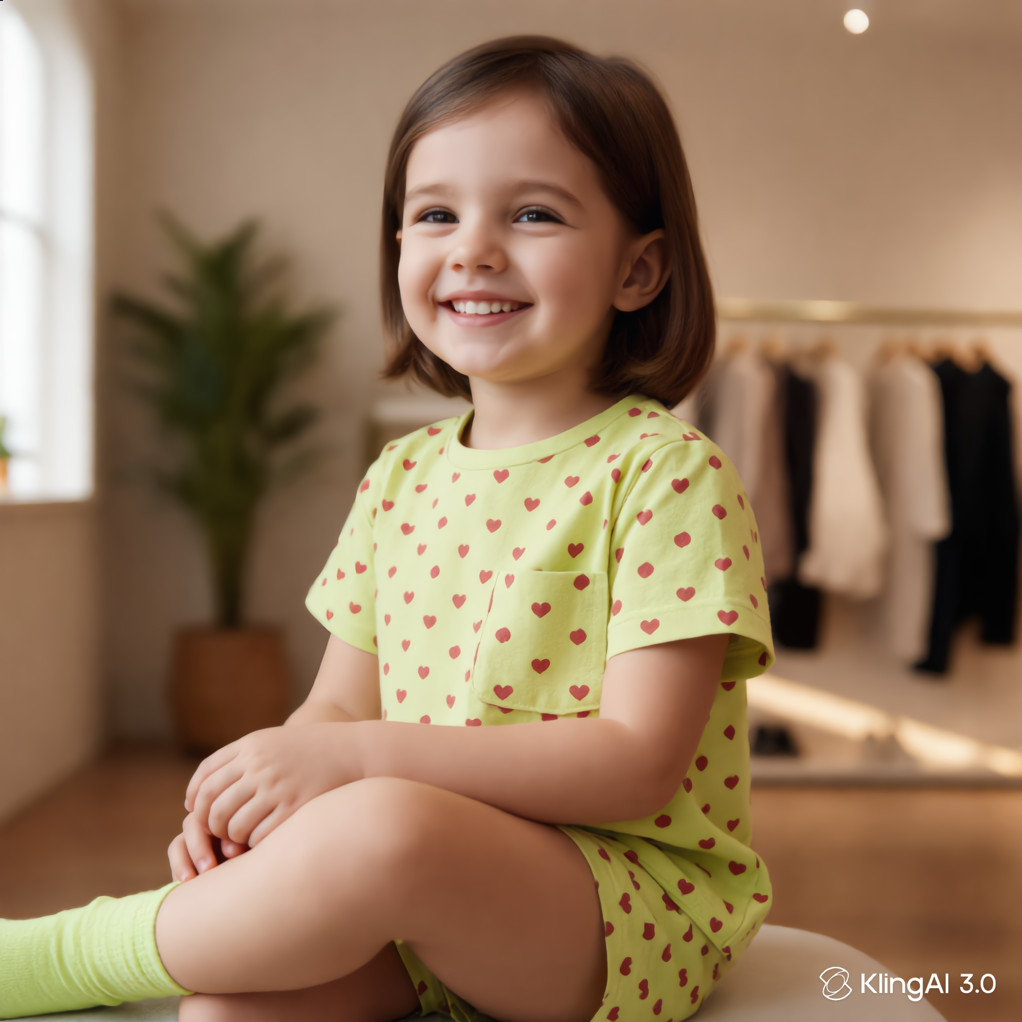 Warm Green Co-ord Sets for Girls