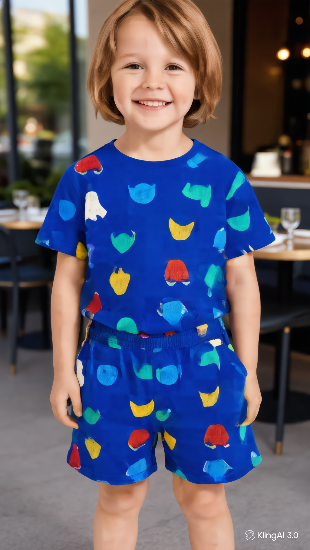 Monster Pop Blue Co-ord Sets for Boys.