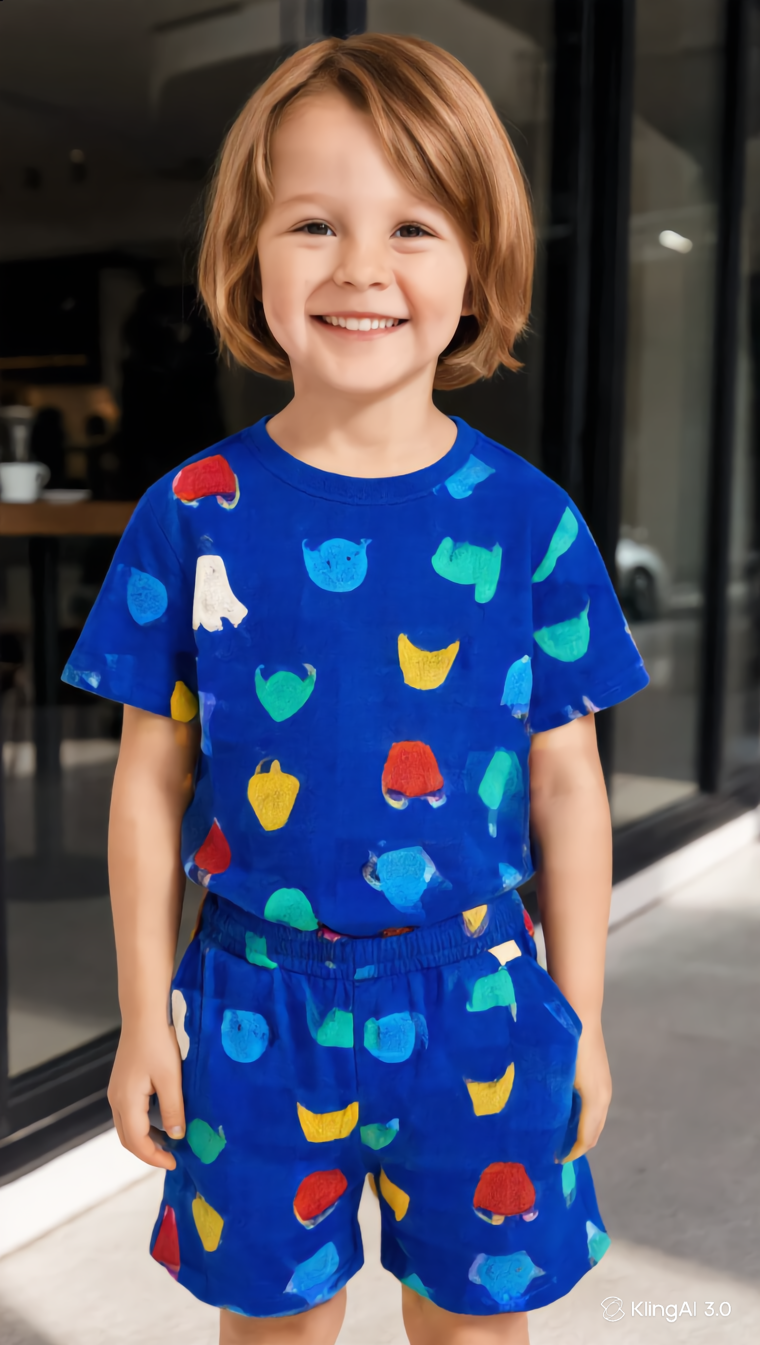 Monster Pop Blue Co-ord Sets for Boys.
