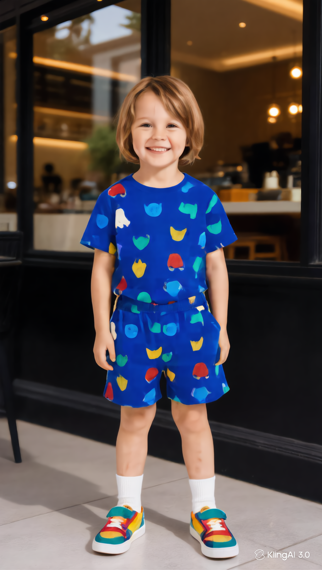 Monster Pop Blue Co-ord Sets for Boys.