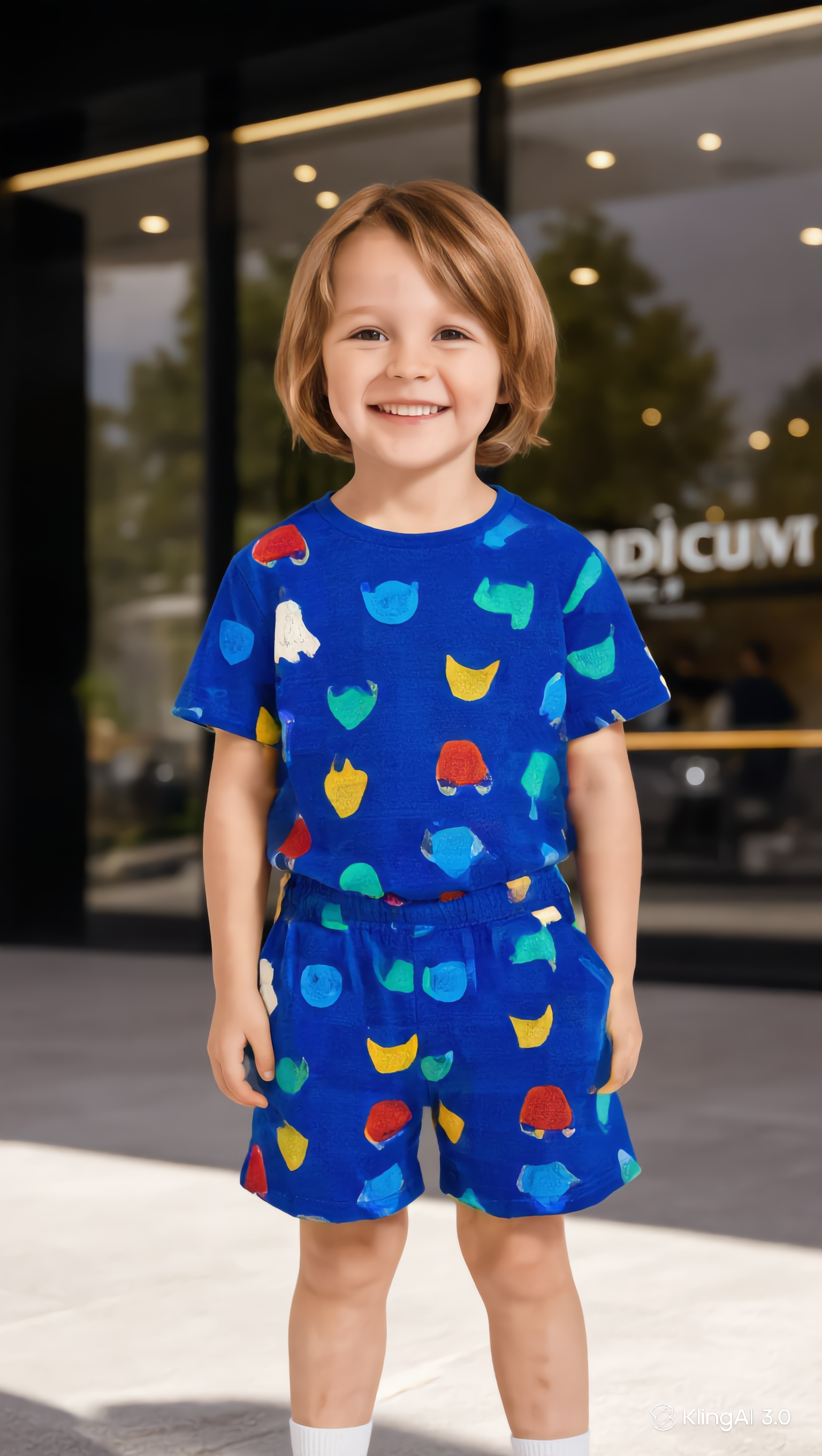 Monster Pop Blue Co-ord Sets for Boys.